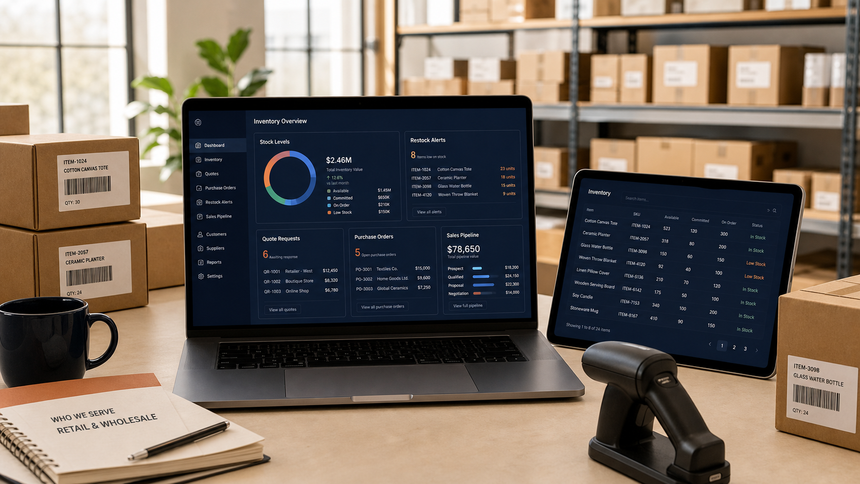 Retail & wholesale automation systems