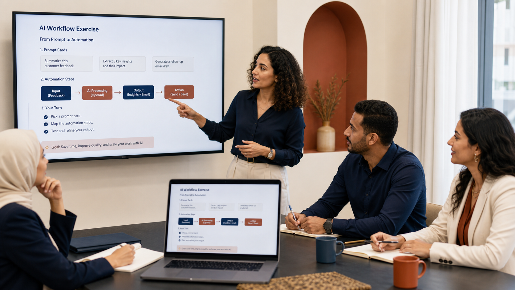 AI Tools Training product interface